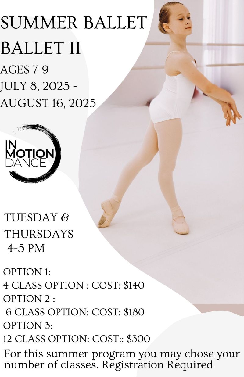 Summer Ballet II Program 2025