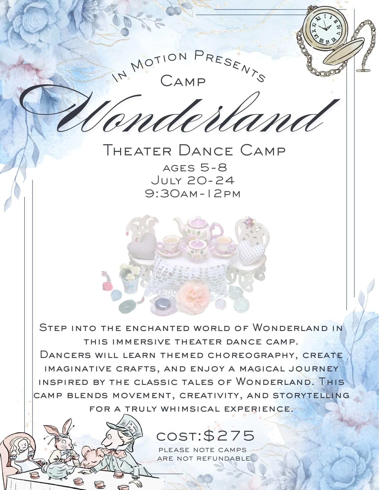Wonderland Summer Program Flyer 2026